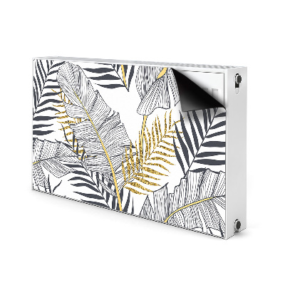 Magnetische bedrukte mat Palm bladeren