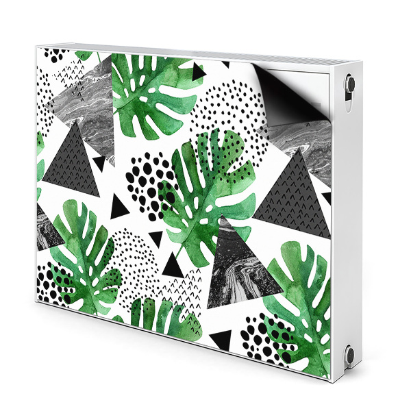 Decoratieve radiatormat Jungle-abstractie