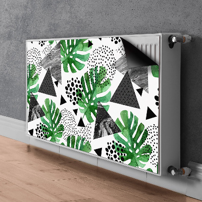 Decoratieve radiatormat Jungle-abstractie