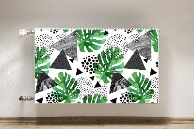 Decoratieve radiatormat Jungle-abstractie