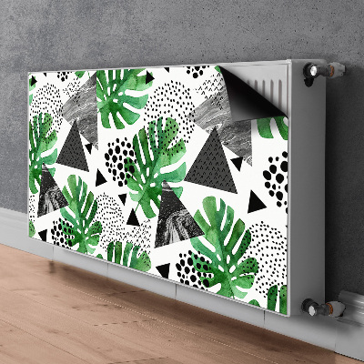 Decoratieve radiatormat Jungle-abstractie