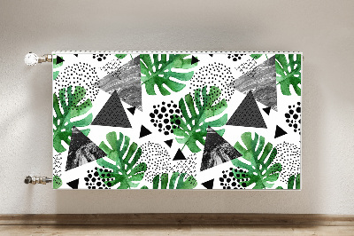 Decoratieve radiatormat Jungle-abstractie