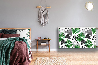 Decoratieve radiatormat Jungle-abstractie