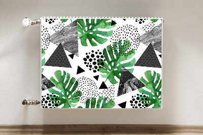 Decoratieve radiatormat Jungle-abstractie