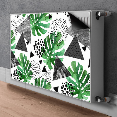 Decoratieve radiatormat Jungle-abstractie