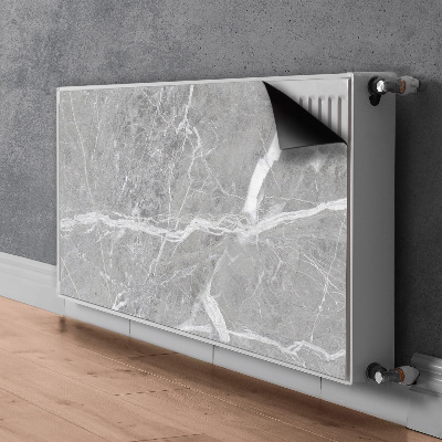 Magnetische radiatormat Grijs marmer