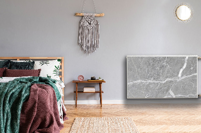 Magnetische radiatormat Grijs marmer