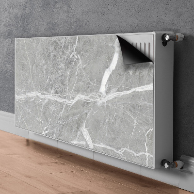 Magnetische radiatormat Grijs marmer