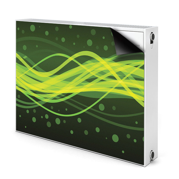 Decoratieve radiatormagneet Groene strepen