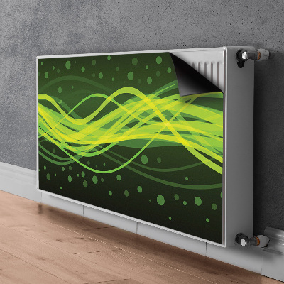 Decoratieve radiatormagneet Groene strepen