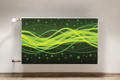 Decoratieve radiatormagneet Groene strepen