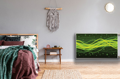 Decoratieve radiatormagneet Groene strepen