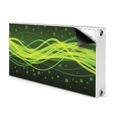 Decoratieve radiatormagneet Groene strepen