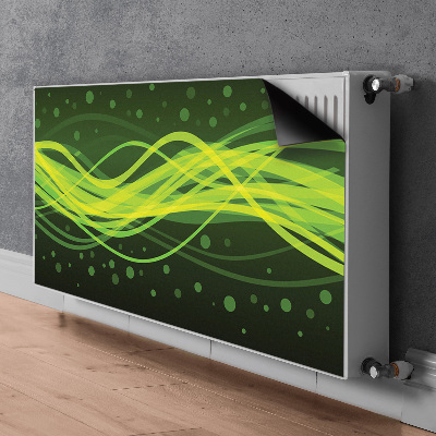 Decoratieve radiatormagneet Groene strepen