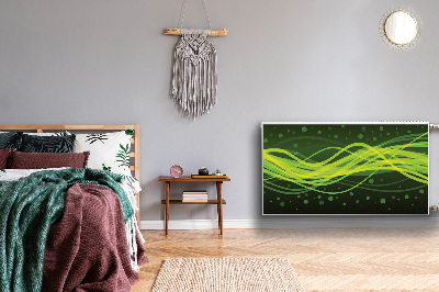 Decoratieve radiatormagneet Groene strepen