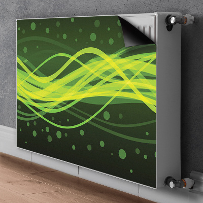 Decoratieve radiatormagneet Groene strepen