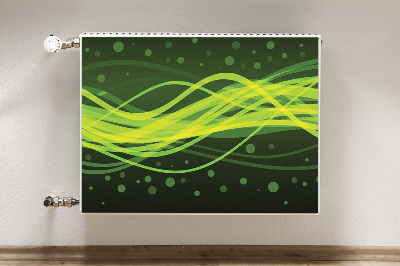 Decoratieve radiatormagneet Groene strepen