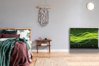 Decoratieve radiatormagneet Groene strepen