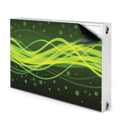 Decoratieve radiatormagneet Groene strepen