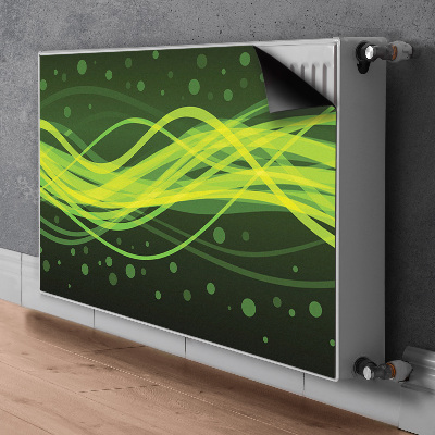 Decoratieve radiatormagneet Groene strepen
