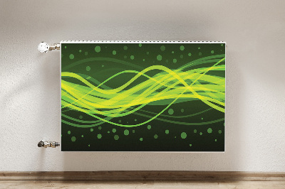 Decoratieve radiatormagneet Groene strepen