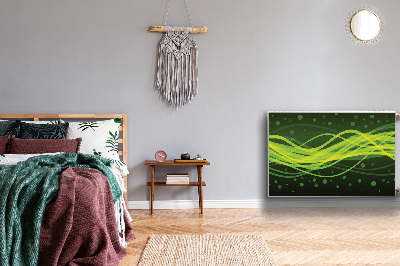 Decoratieve radiatormagneet Groene strepen