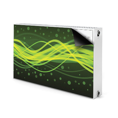 Decoratieve radiatormagneet Groene strepen
