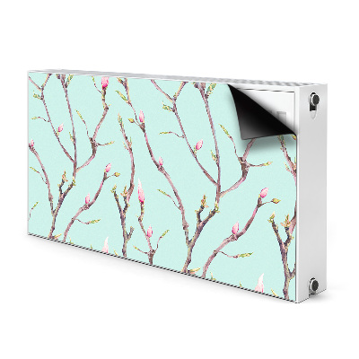 Decoratieve radiatormat Takken en donuts