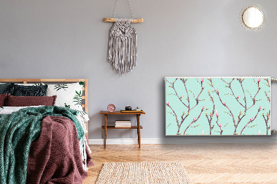Decoratieve radiatormat Takken en donuts