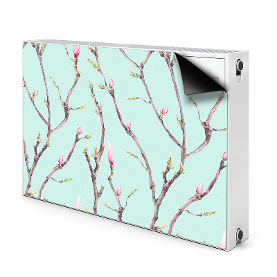 Decoratieve radiatormat Takken en donuts