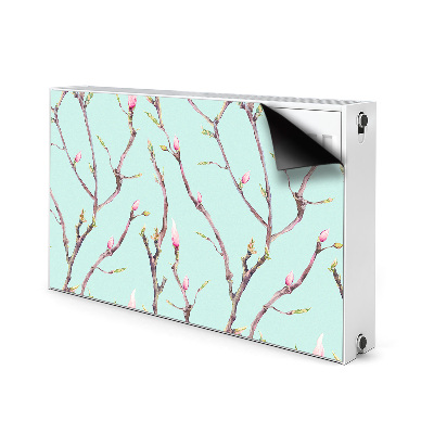 Decoratieve radiatormat Takken en donuts