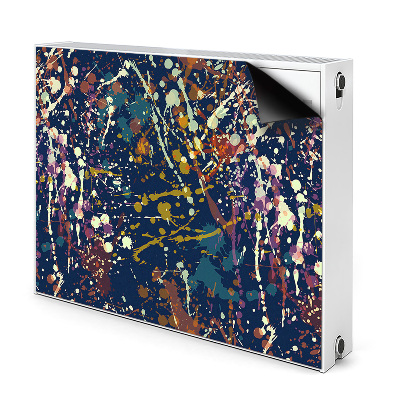 Decoratieve radiatormat Waterverfvlekken