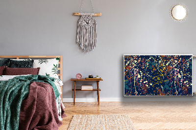 Decoratieve radiatormat Waterverfvlekken