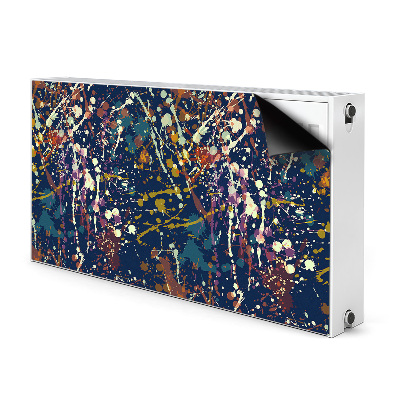 Decoratieve radiatormat Waterverfvlekken