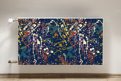 Decoratieve radiatormat Waterverfvlekken
