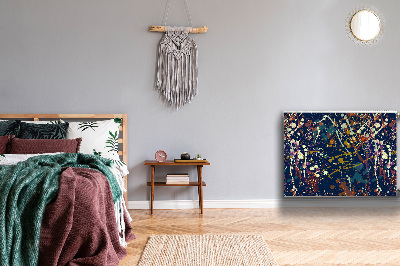 Decoratieve radiatormat Waterverfvlekken