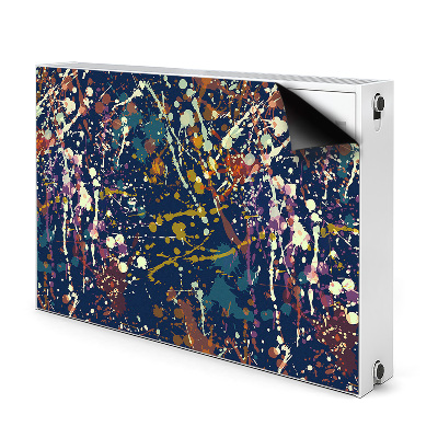 Decoratieve radiatormat Waterverfvlekken
