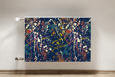 Decoratieve radiatormat Waterverfvlekken