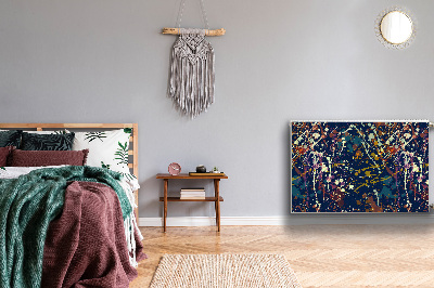 Decoratieve radiatormat Waterverfvlekken