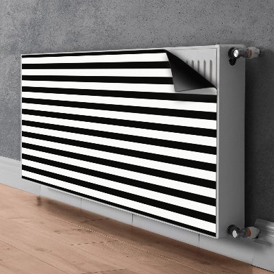 Magnetische mat voor de radiator Horizontale lijnen