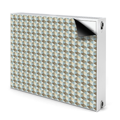 Magnetische radiatormat Retro illusie