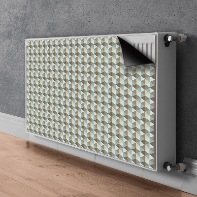 Magnetische radiatormat Retro illusie