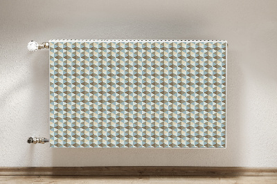 Magnetische radiatormat Retro illusie