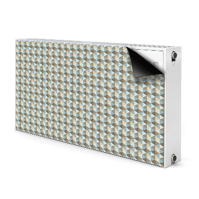 Magnetische radiatormat Retro illusie