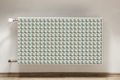 Magnetische radiatormat Retro illusie