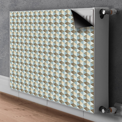 Magnetische radiatormat Retro illusie