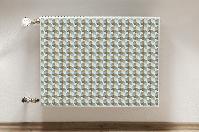 Magnetische radiatormat Retro illusie