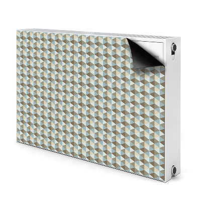 Magnetische radiatormat Retro illusie