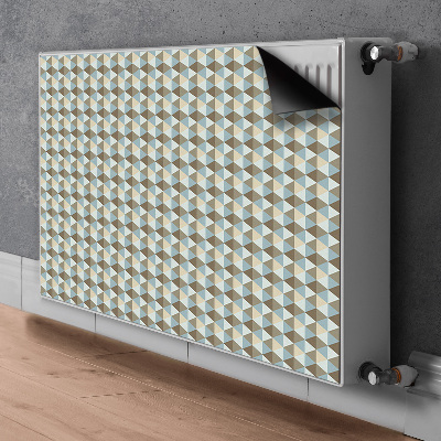 Magnetische radiatormat Retro illusie