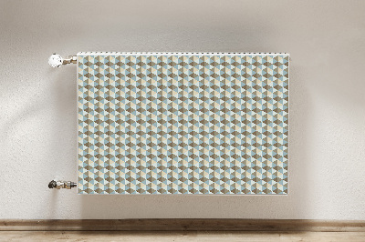 Magnetische radiatormat Retro illusie